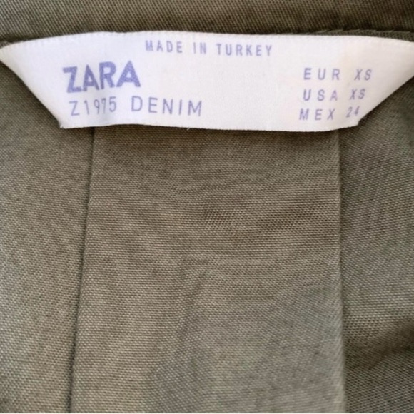 Zara 1975 Denim Dress Sz XS - Picture 7 of 7